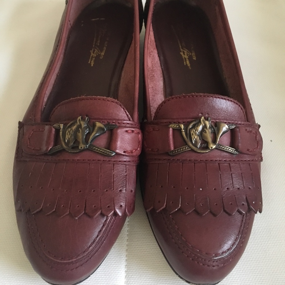 Genuine Leather Loafers Etienne Aigner